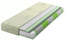 Matratze 90x200 140x200 160x200 180x200 u Aloe  20cm 7Zonen Federkernmatratze H3