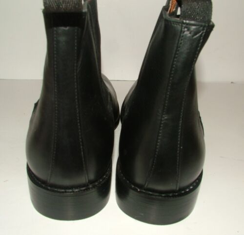 New Church Walk Hand Made HighQuality Black Leather Chelsea Boots Size 10 - Picture 3 of 6