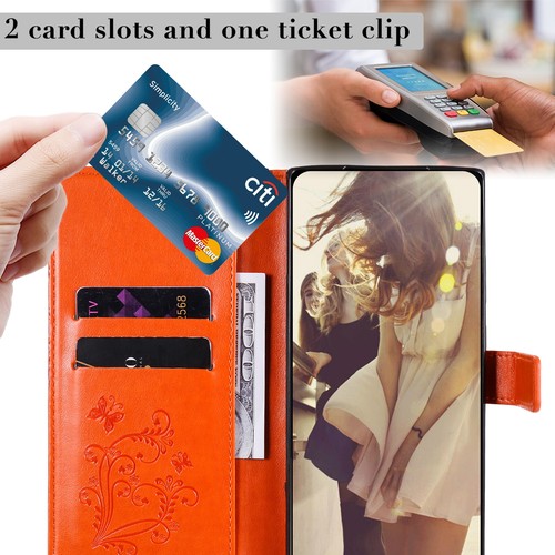 For Nokia G20 8.1 2.4 3.4 Butterfly Embossed PU Leather Flip Wallet Case Cover - Picture 2 of 20
