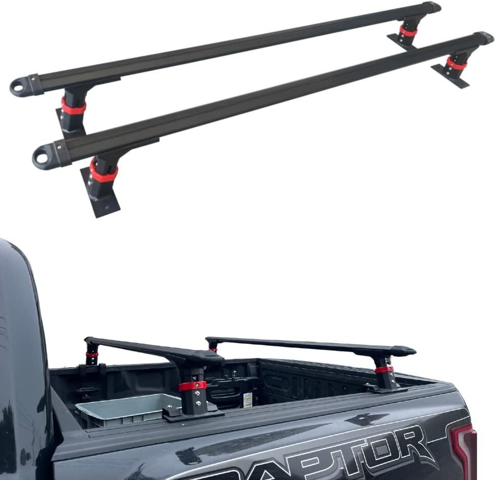 Extendable Pick-Up Truck Rack Bed for Tonneau Cover with T-Slot
