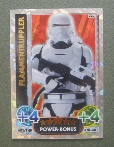 Star Wars Force Attax Movie 4 Erwachen der Macht Topps 2015 Limitierte Rainbow - Picture 69 of 70