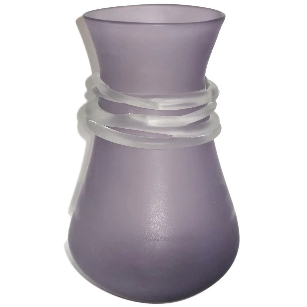 Cyan Design ALPINE Art Glass Vase, Frosted Purple Applied Lines, 12 3/4" Tall
Opens in a new window