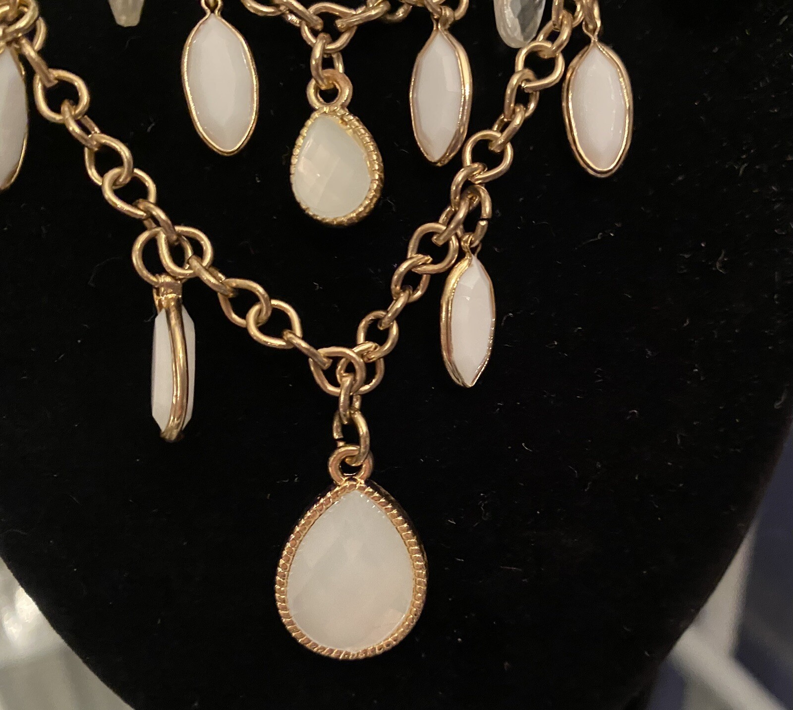 Three Layer Statement Necklace - image 2