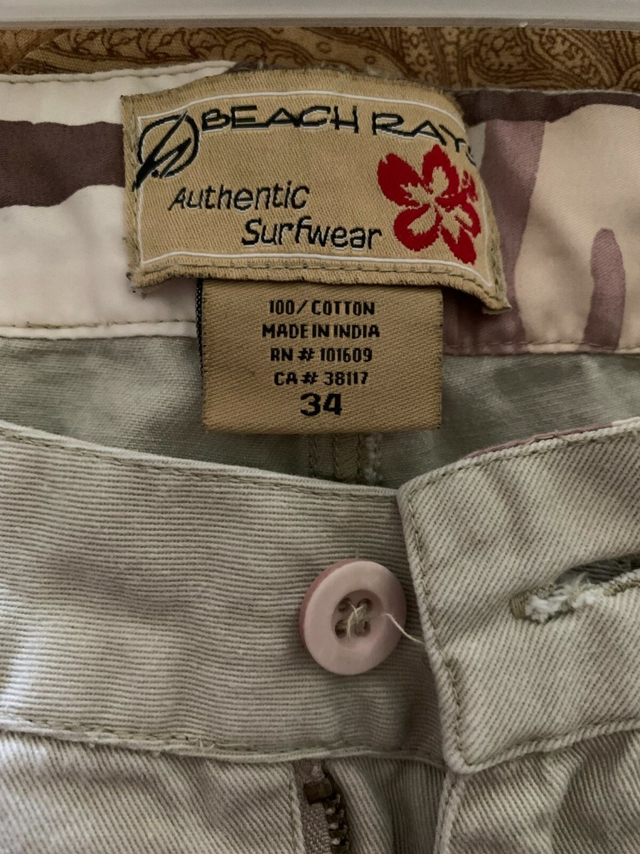 Mens Beach Rays Authentic Cargo Shorts Size 34 | eBay Mens Beach Rays Authentic Cargo Shorts Size 34 | eBay