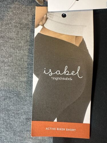 Isabel Maternity Active Biker Short W/Crossover Panel Support Size Small - Picture 4 of 6