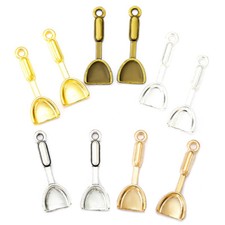 19 7mm Alloy Charm A small shovel Pendant For Handmade Crafts 100pcs/lot