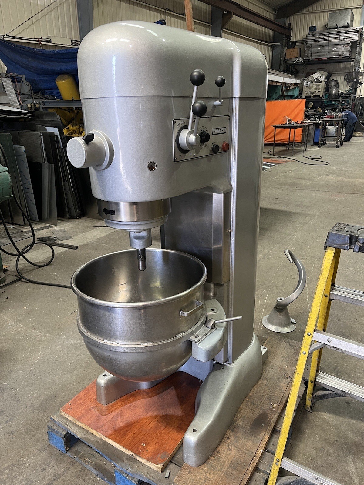 Hobart 80qt Dough mixer L800 Pizza Bakery Donut w/ 60qt bowl guard 1