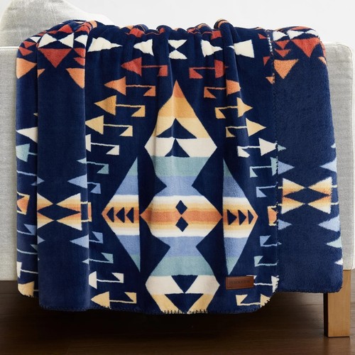 NEW Viral Trend Pendleton Print Plush Soft Throw, 50" X 70" Choice of Designs - Picture 19 of 38