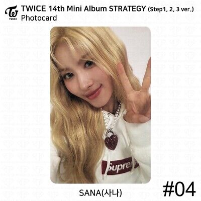 TWICE 14th Mini Album STRATEGY Step1,2,3,4 Photocard