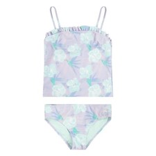 Hurley Girls' 2-Piece Tankini Swim Suit, Light Orchid