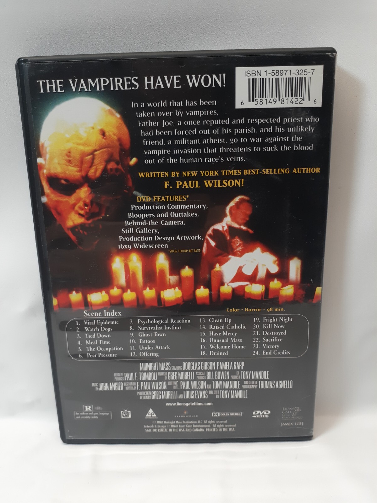Midnight Mass DVD (2002) Douglas Gibson, Pamela Karp - R rated - Horror -  VG 658149814226 | eBay