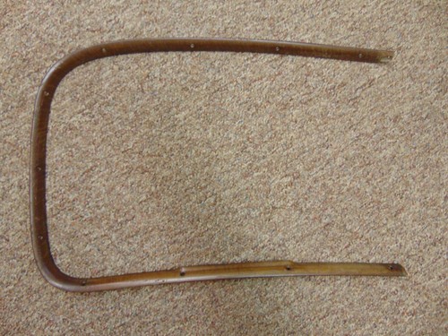 1942 1948 ERA FOORD WOODY WAGON LH INNER WINDSHIELD GARNISH TRIM MOLDING NICE
