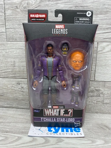 Marvel Legends Hasbro ¿Y si...? T'CHALLA Star-Lord The Watcher BAF Series 6" 