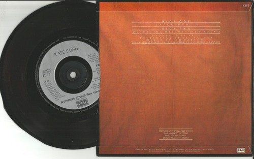 KATE BUSH Experiment IV w/ RARE Trk EUROPE Press 7 INCH vinyl 1986 USA seller - Picture 2 of 2
