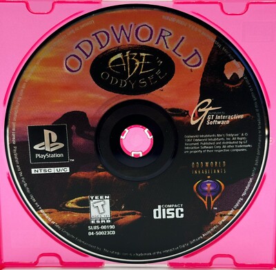 Oddworld: Abe's Oddysee PlayStation 1 PS1 Disc Only Tested