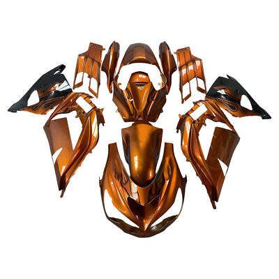 Amotopart Fairing Kit For Kawasaki ZX14R ZZR1400 2012-2025 Gold Black