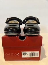Capezio 3800C Patent Leather Mary Jane Tap Shoes Girls size 11M Black