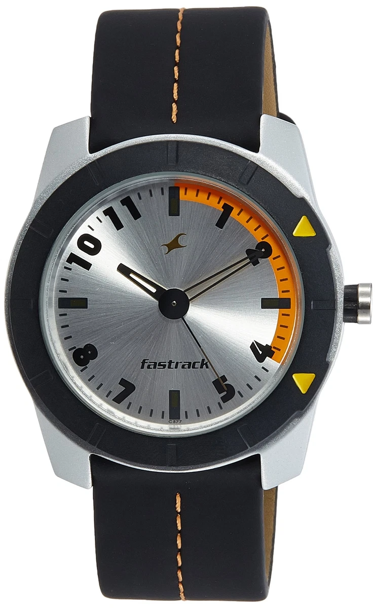 Fastrack grey cheap analog watch