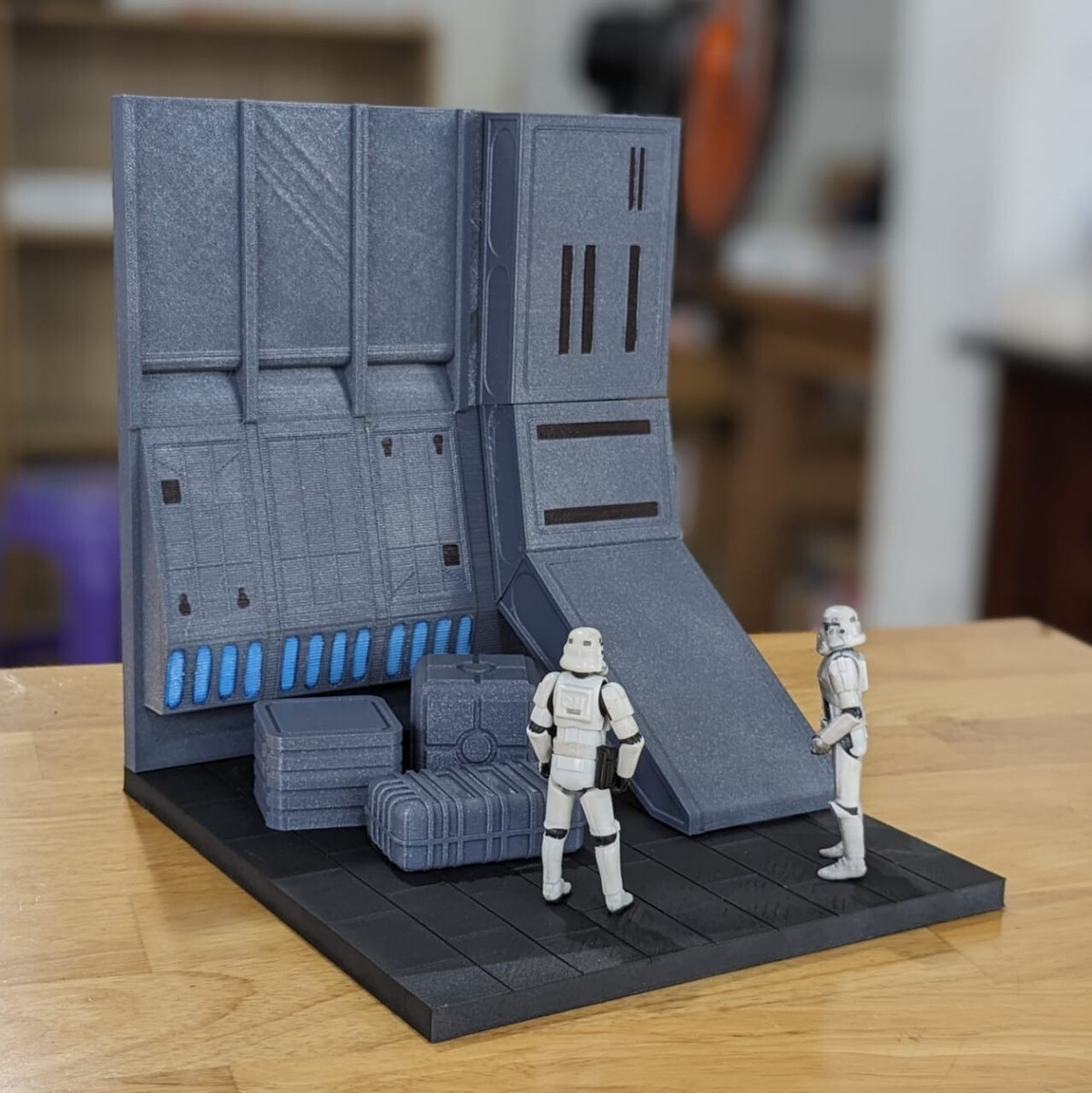 Star Destroyer Hanger Diorama FOR 3.75 in (1:18) FIGURES | eBay