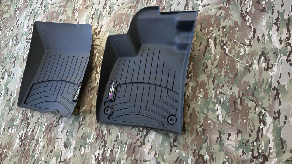 Forro de piso WeatherTech 4418001 Honda Accord - 1ª fila, negro Foto 2 de 4