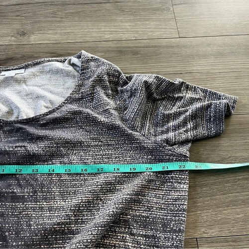 J. Jill PureJill Grey Geometric Pattern T-Shirt Dress Womens Size XL Petite - Picture 4 of 6