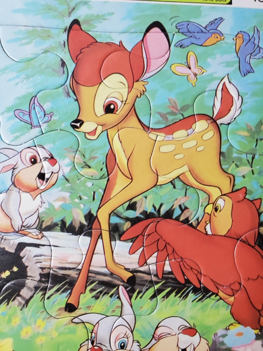 Disney - Bambi Thumper & Flower - Golden Frame Tray Puzzle