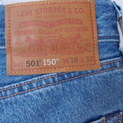 Jeans Levi's 501 Regular Bleu - Taille W38 L34 - Occasion Bon État