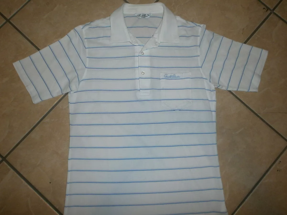 ARNOLD PALMER GOLF POLO SHIRT Embroidered Signature Pocket Renown