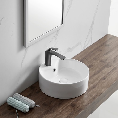 Lavabo da bagno Eridanus Vitreous China lavabo da appoggio lavabo - Foto 17 di 245