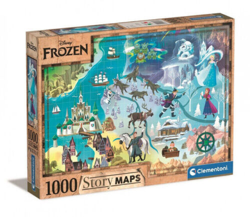 Puzzle 1000 elementów. Story Maps. Frozen
