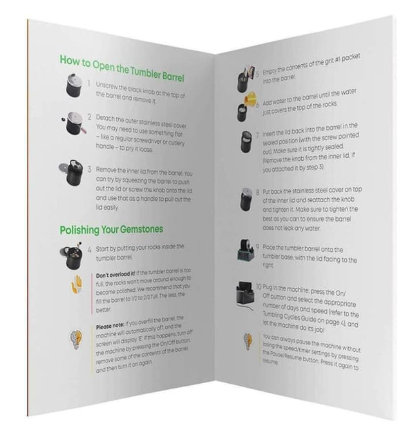 Dan & Darci Advanced Rock Tumbler Kit eBay