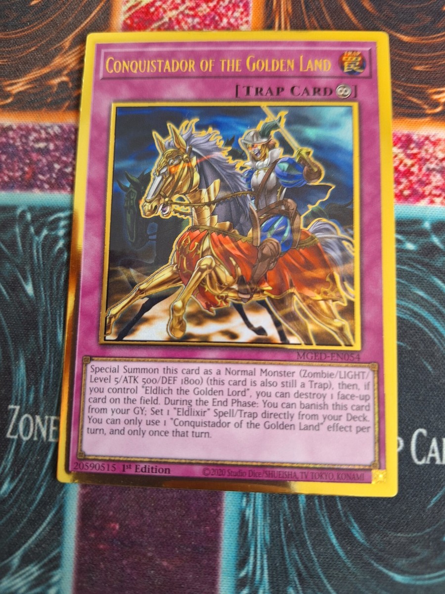 Yu-Gi-Oh! Conquistador of the Golden Land MGED-EN054 Premium Gold