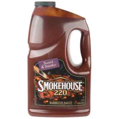 Smokehouse 220 1 Gallon Sweet and Smoky BBQ Sauce