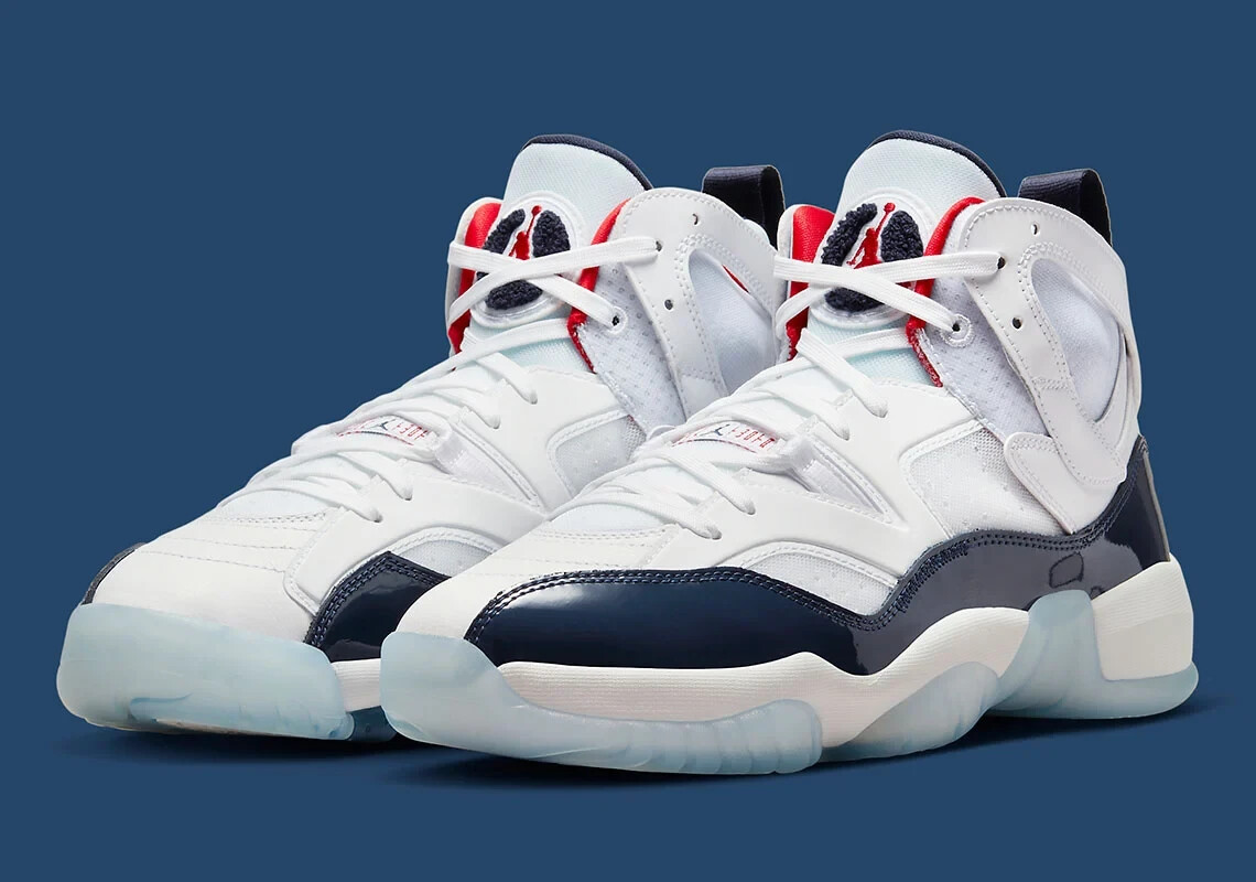 Air Jordan US 13 Men's  Blue White Red  Nike USA Retro Two Trey   DO1925 102 New thumbnail 18