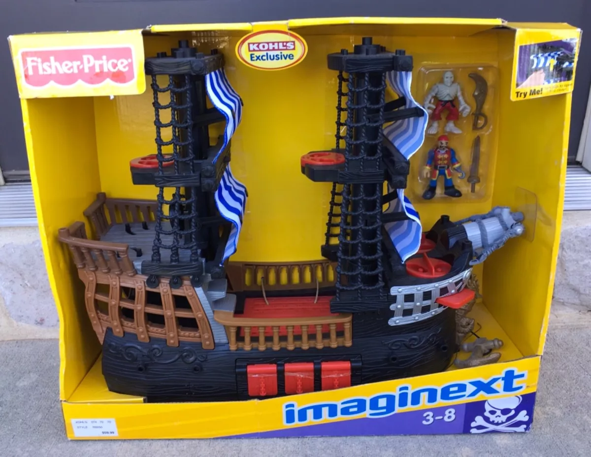 Imaginext pirate store ship kohls