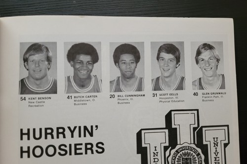 INDIANA VS MICHIGAN ASSEMBLY HALL BASKETBALL SIGNED MAGAZINE SCARCE 1977 - Picture 5 of 9