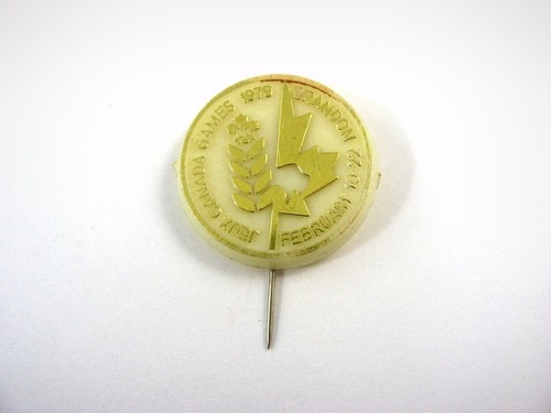 Vintage Collectible Stick Pin: 1979 Jeux Canada Games Brandon