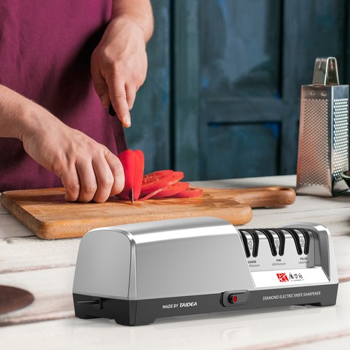 TAIDEA Electric Kitchen Sharpener Quick Sharpening and Polishing Z9L0 - Picture 6 of 7