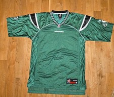 Reebok Saskatchewan Roughriders CFL Jersey mens size MEDIUM DARK GREEN M GUC