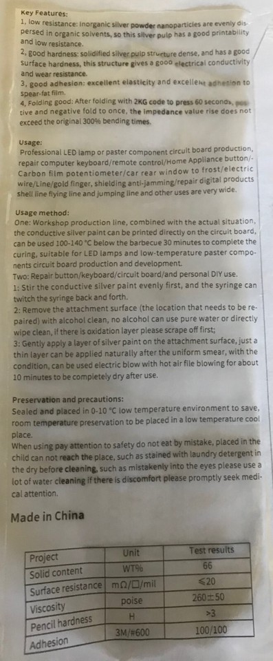 Car Heated Rear Windscreen Element Track Repair Silver Conductive ...