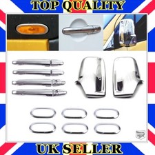 Chrome Wing Mirror + Door Handle +Reflector For MERCEDES SPRINTER W906 2006-2018