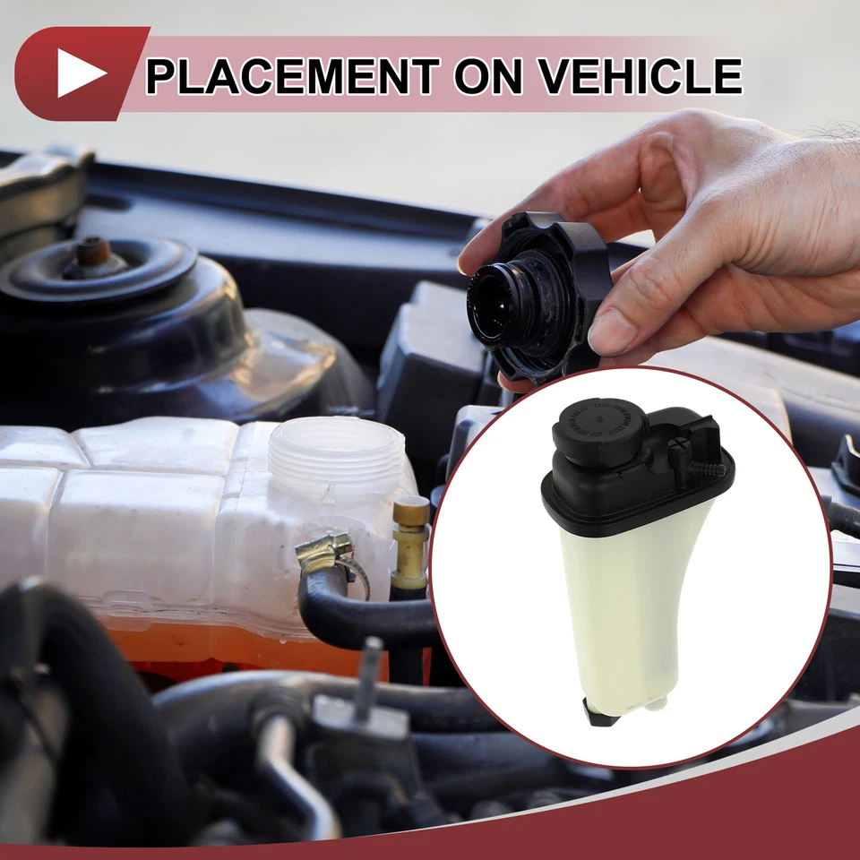 Coolant Expansion Overflow Tank with Cap No.17111723520 for BMW E36 320i M3 Z3 - Image 3 of 4