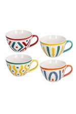 Tognana Vietri Set 4 Tazze Jumbo Colazione cc 560