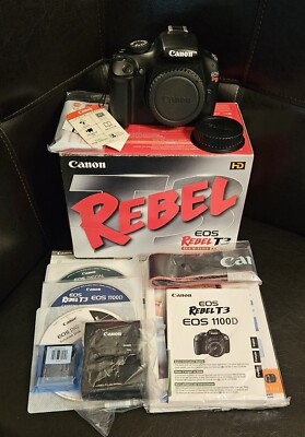 Canon EOS Rebel T3 / Digital SLR Camera - Black,  EF-S 18-55 IS II Kit