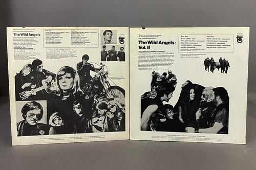THE WILD ANGELS VOL. I & VOL. II MONO VINYL LPs T-5043/T-5056 ULTRASONIC CLEAN! - Foto 2 di 14