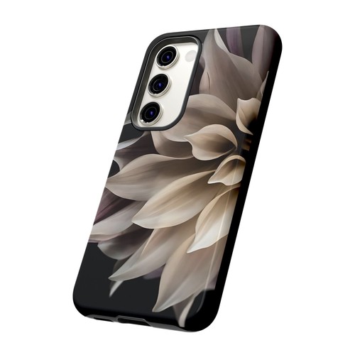 Tough Case For iPhone, Samsung Galaxy, Pixel, Cream Dahlia Flower Print - 第 169/223 張圖片