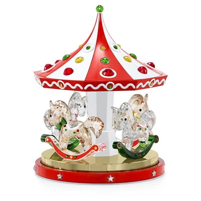 Swarovski Crystal HOLIDAY CHEERS CAROUSEL 5637096