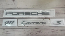 For Porsche 911 Carrera S 991 Chrome Badge Emblem Genuine New For Porsche 911 Carrera S 991 Chrome Badge Emblem Genuine New