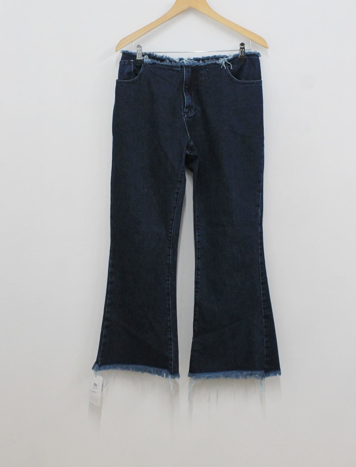 BNWT MARQUES ALMEIDA Donna Blu Navy Cotone Cucitura Trim gambe larghe Taglia UK12 BNWT MARQUES ALMEIDA Donna Blu Navy Cotone Cucitura Trim gambe larghe Taglia UK12