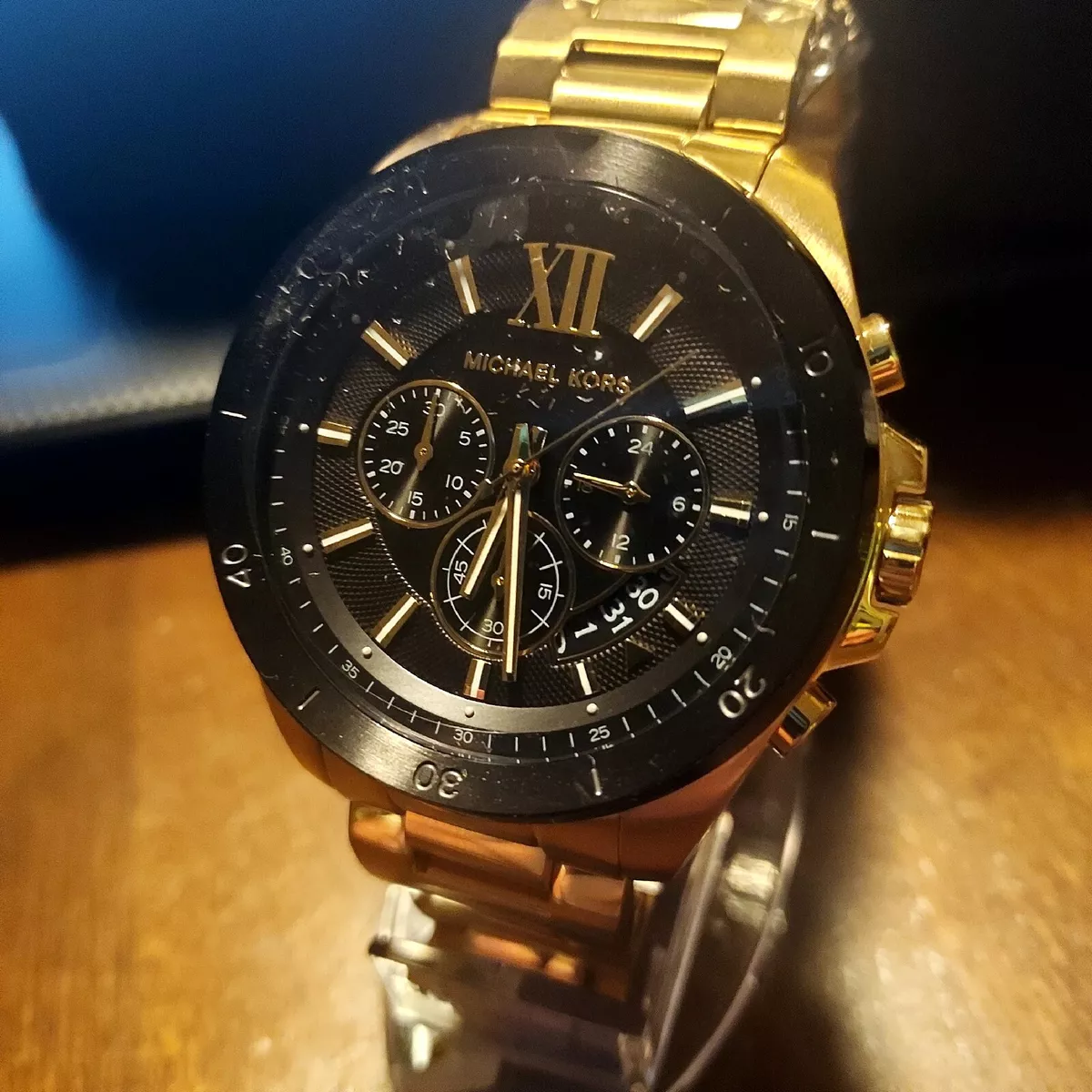 Michael Kors Brecken Chronograph Gold Tone Quartz MK8848 Men's Watch